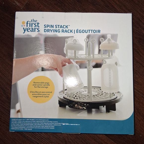 Spin Stack Drying Rack - Gray - Picture 2 of 2